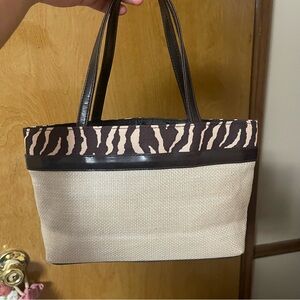 Y2K Animal Print and Beige‎ purse/Tote Bag